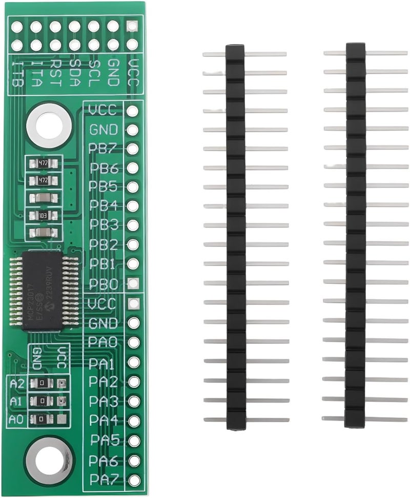 Create idea لوحة توسيع دبابيس IO 16-قناة واجهة I2C إدخال وإخراج MCP23017-E/SS لجهاز ألعاب الكمبيوتر - Image 1